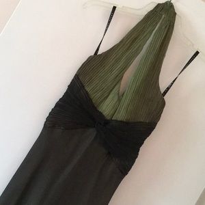 Niki by Niki Livas shades of green evening gown